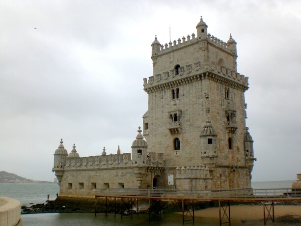 La famosa Torre de Belem de Lisboa