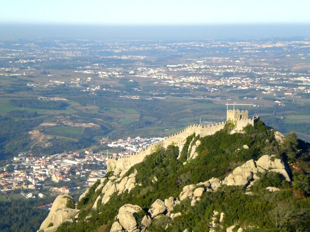 El Castelo dos Mouros en la cercana Sintra