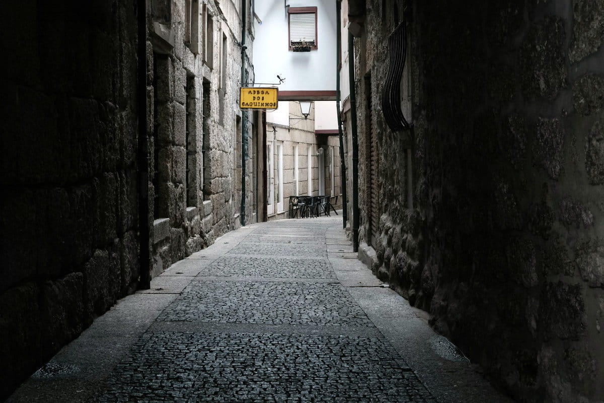 Calles del centro histórico de Guimarães