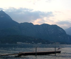 Salto al agua en el lago di Como