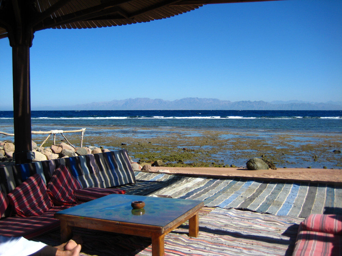 Restaurante en Dahab, Mar Rojo