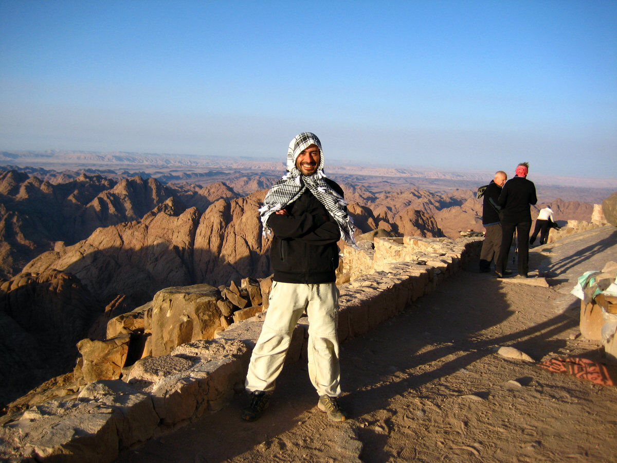 En la cima del monte Sinaí