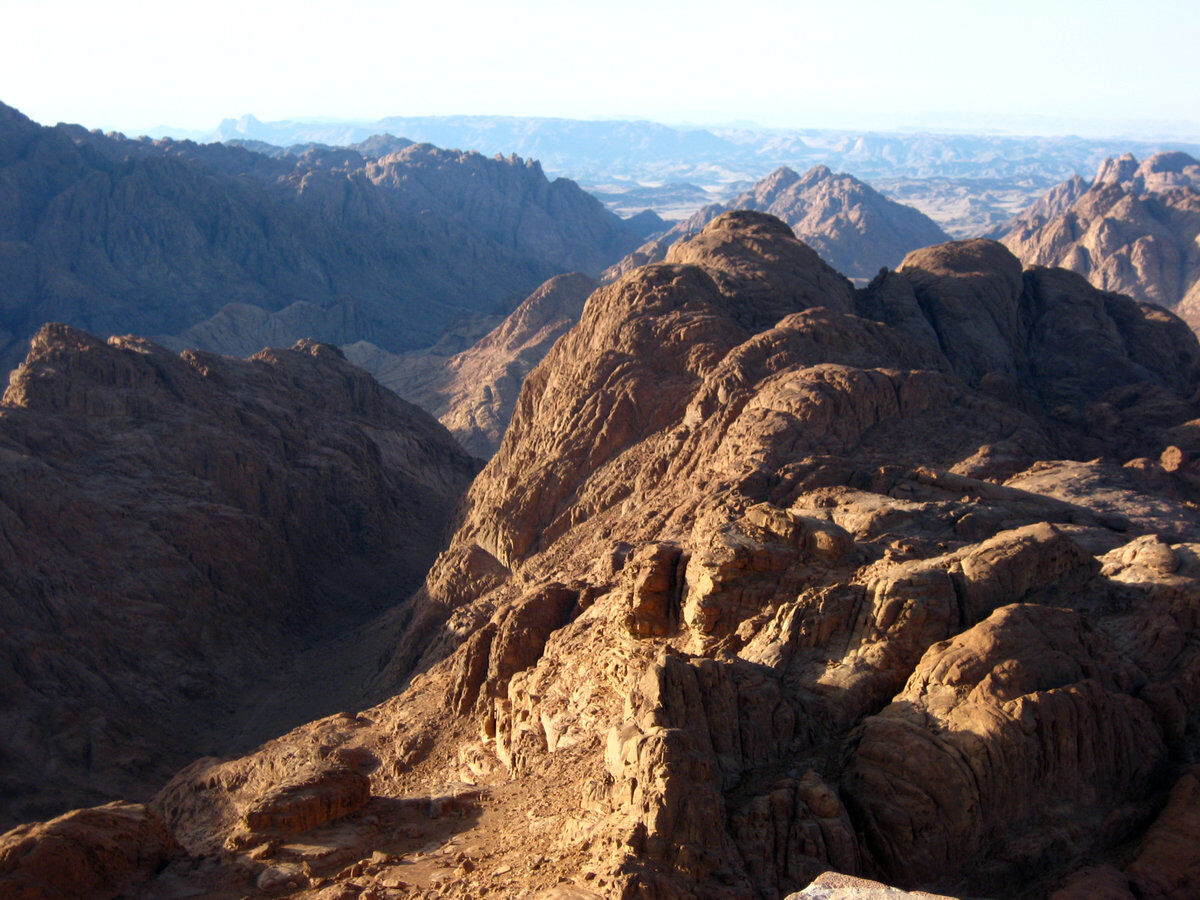 Perfil de la ascensión al monte Sinaí