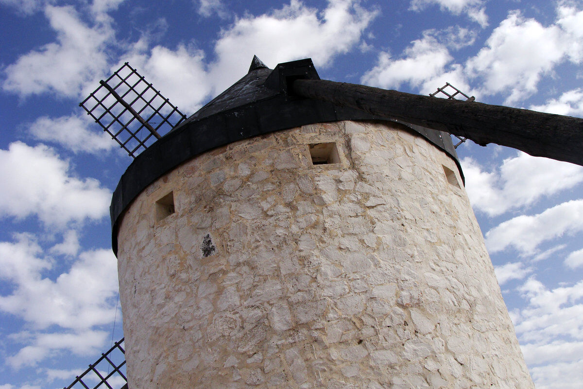 Molinos de viento en Castilla-La Mancha