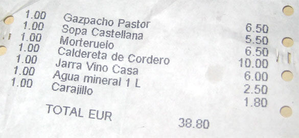 factura_restaurante