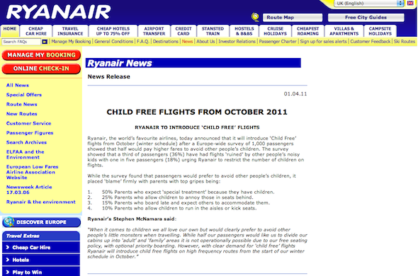 Ryanair Sin Niños Ryanair Sin Niños