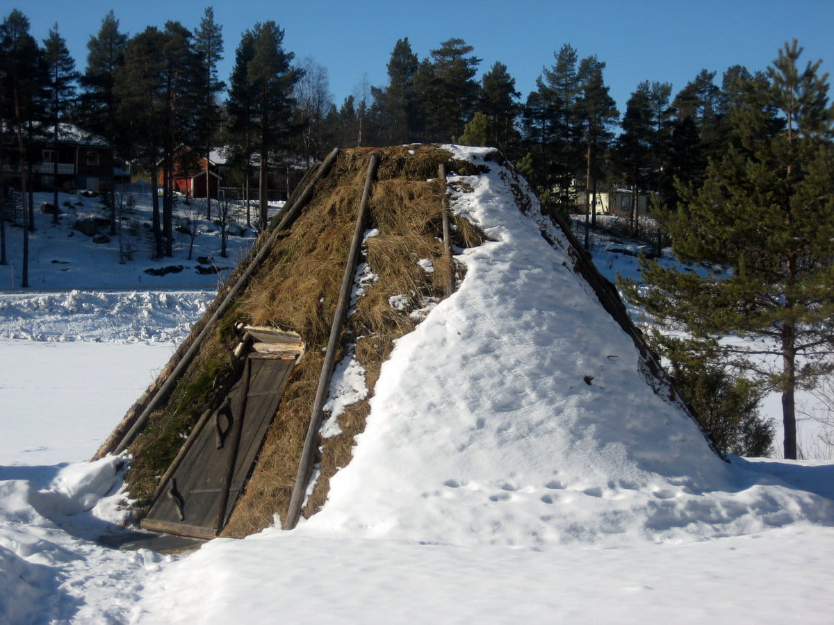 Cabaña sami en Laponia