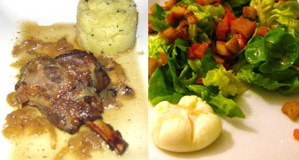 Comida en el interior de Córcega