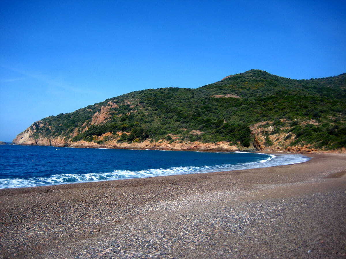 Playas alrededor de Porto en Córcega