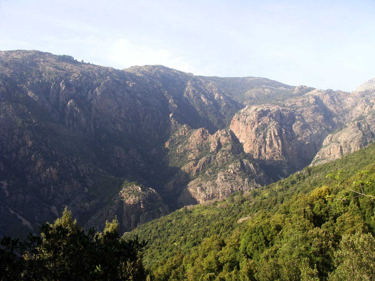 Vistas al cañón de Spelunca