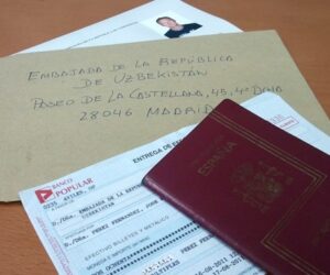 Documentos para solicitar visado a Uzbekistán