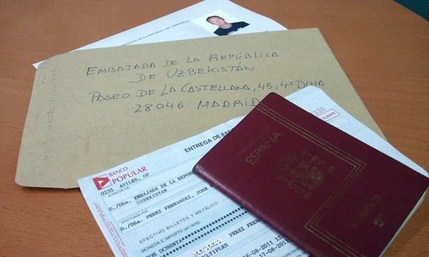 Documentos para solicitar visado a Uzbekistán