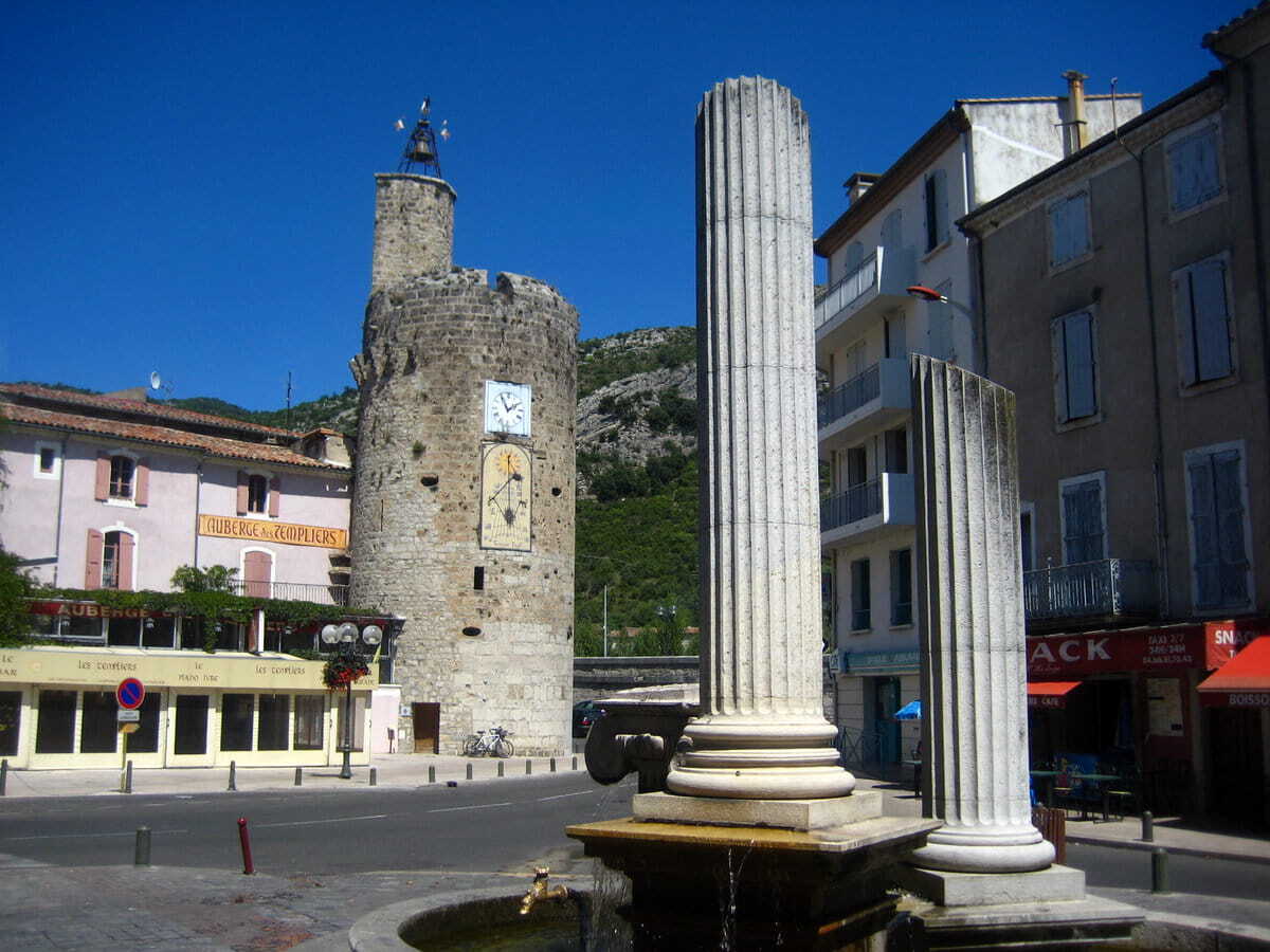 El centro de Anduze