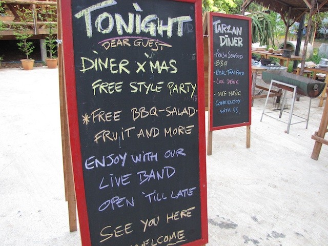 Fiesta de Nochebuena en Tarzan, Koh Chang