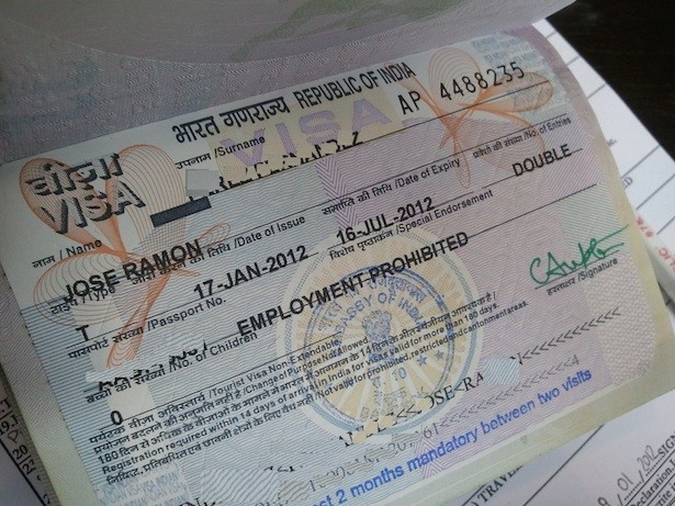 Visado para India Visado para India
