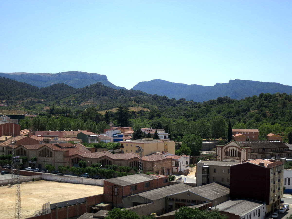 Panorámica a Falset desde el Castillo