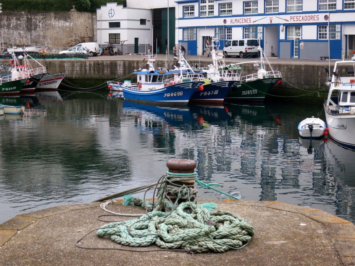 El muelle de Puerto de Vega