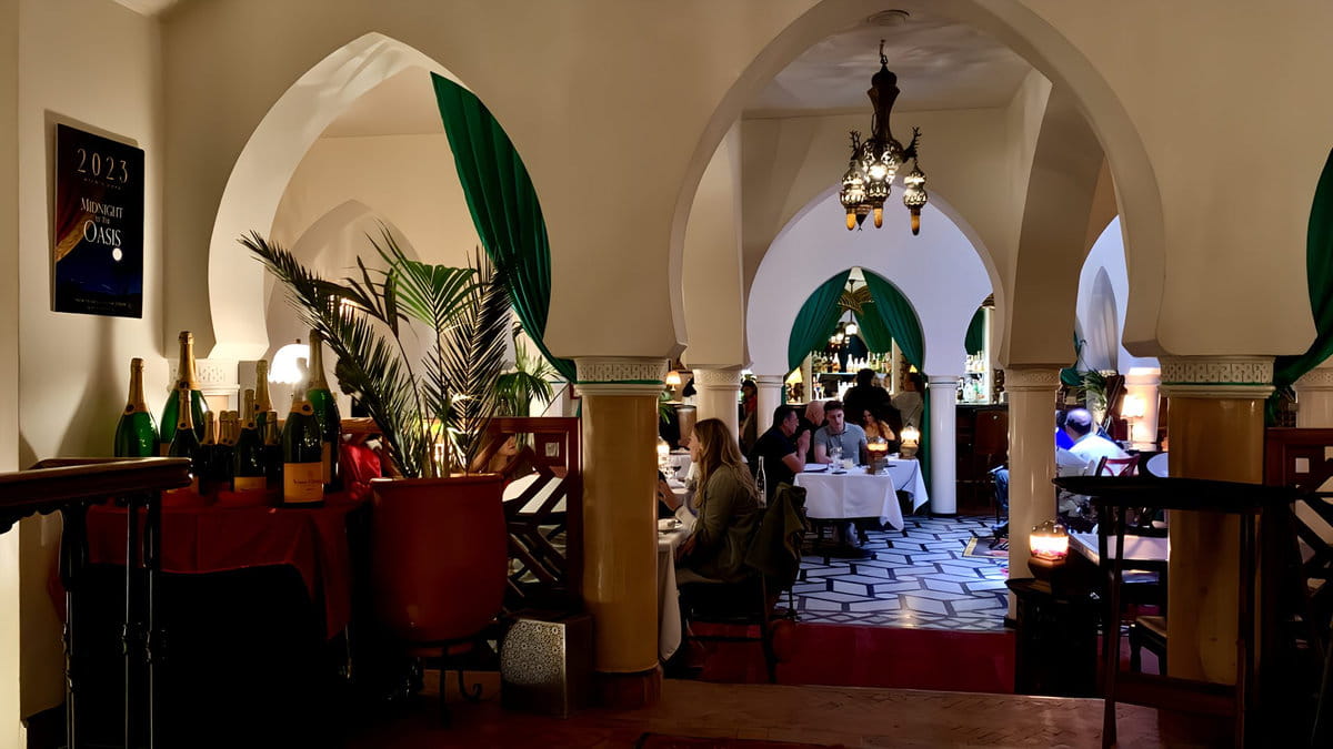Interior del Rick's Café de Casablanca
