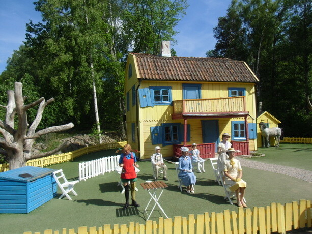 La representación teatral en la casa de Pippi