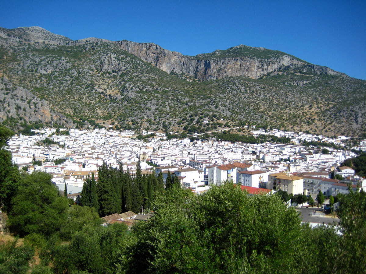 Visual de Ubrique en la provincia de Cádiz