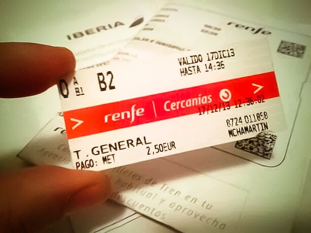 Billete RENFE Cercanías Madrid Aeropuerto Barajas