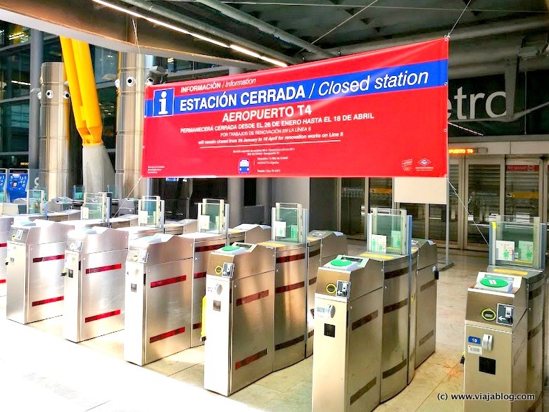 Metro de Madrid, Estación Aeropuerto Barajas, Línea 8