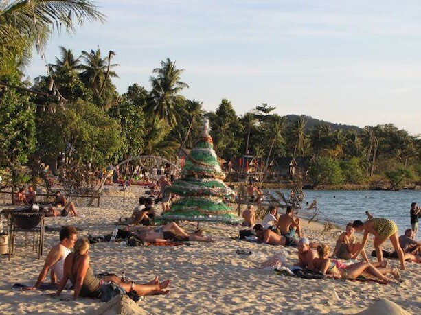 Navidad en Tailandia Playa Isla de Koh Chang