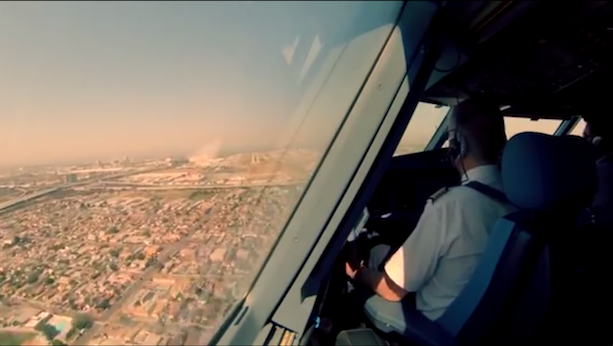 Vista Desde Cabina Aterrizando Airbus A340
