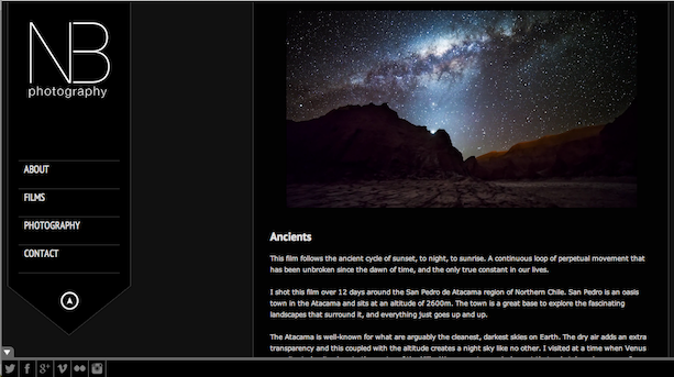 Timelapse Ancients Desierto de Atacama Chile
