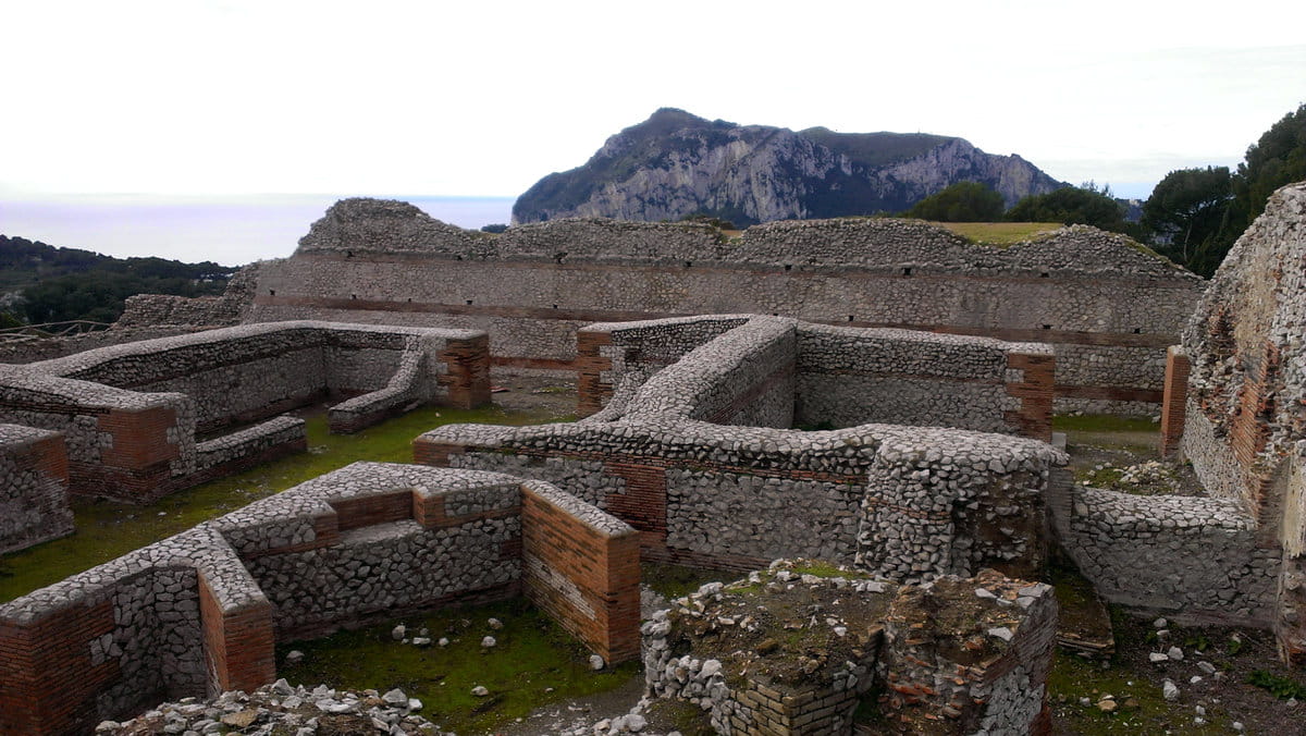 Ruinas de la Villa Jovi en Capri