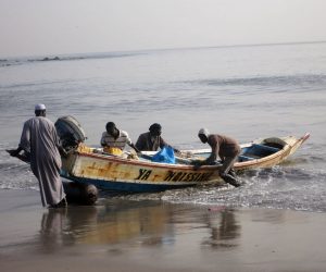 Pescadores en