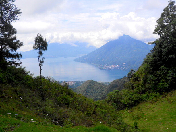 Vistas del lago Atitlán