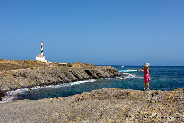 Faro de Favaritx en Menorca, Islas Baleares