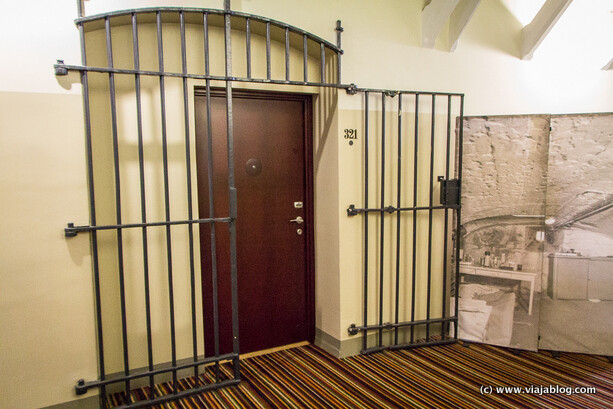 Puerta de acceso a una habitación del Hotel Best Western Premier Katajanokka en Helsinki