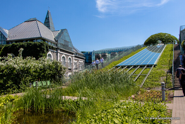 El jardín en el tejado de la Biblioteca de la Universidad de Varsovia -  Viajablog