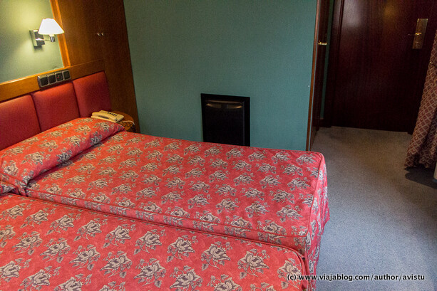 El discreto minibar del Hotel Oria en Tolosa