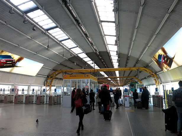 Estación de tren del aeropuerto de Roma Fumicino