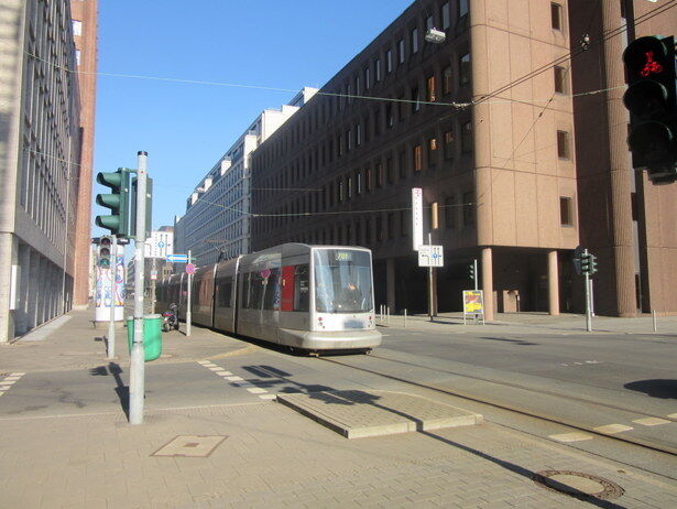 El tranvía de Düsseldorf