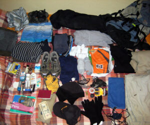 Preparando la mochila de viaje