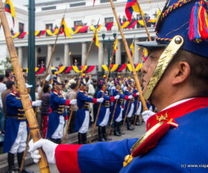 Ceremoniia del Cambio de la Guardia Presidencial, Quito, Ecuador