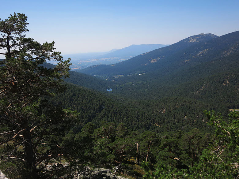 Vistas a Madrid desde el collado Ventoso