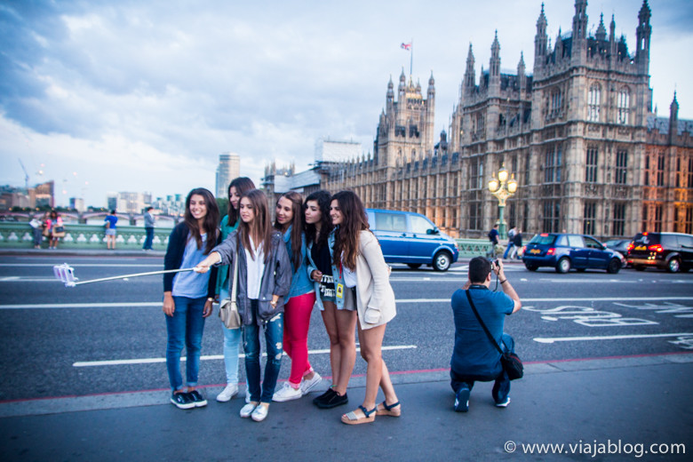 Un selfie por las calles de Londres