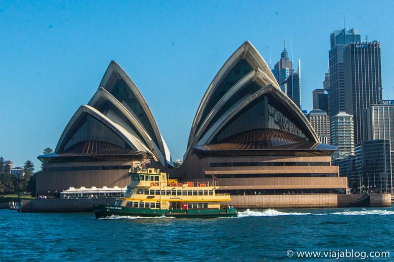 Sydney Opera House desde el mar, Sidney, Australia