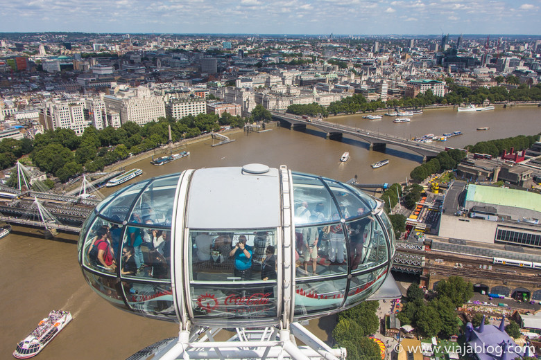 Cápsula del Coca Cola London Eye, Londres