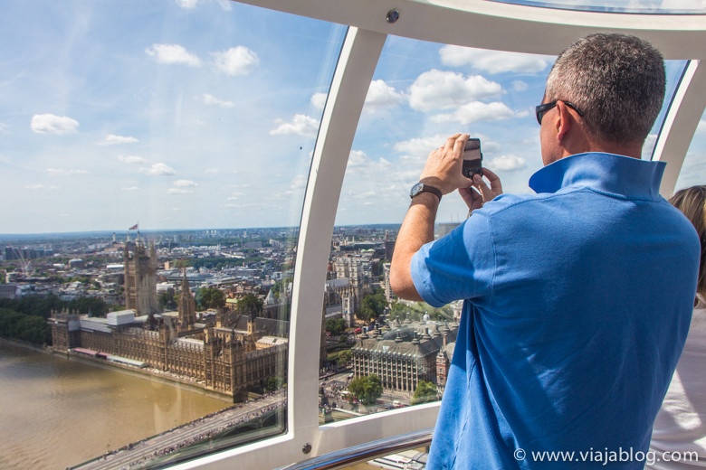 Vistas desde la cápsula, Coca Cola London Eye, Londres