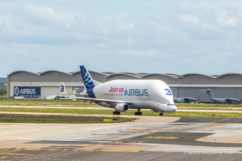 Airbus A300-600ST Beluga en Aeropuerto de Sevilla