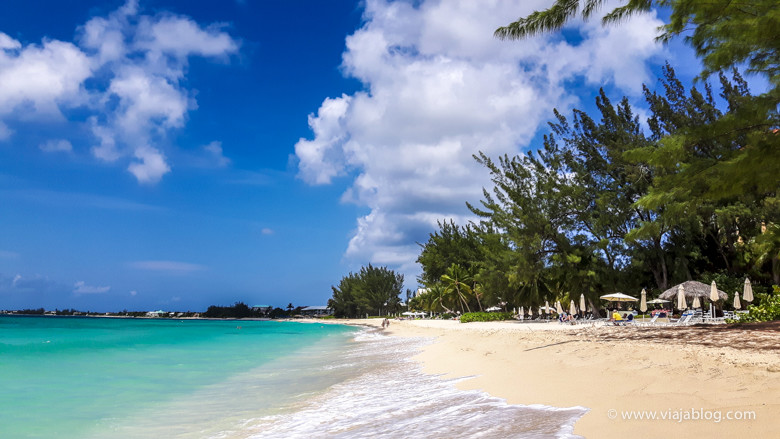 Playa en Gran Caimán, de crucero en el MSC Opera por el Caribe