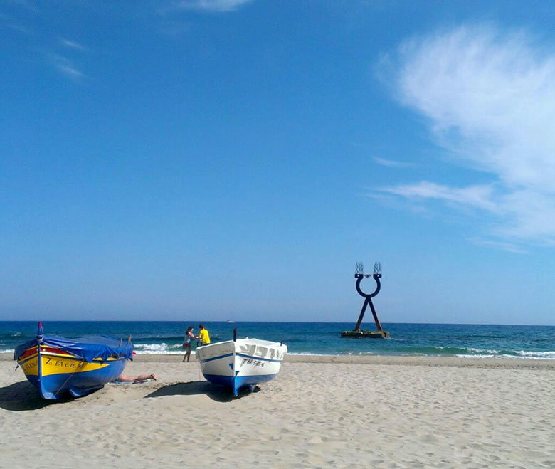 Playa de Baix a Mar en Torredembarra