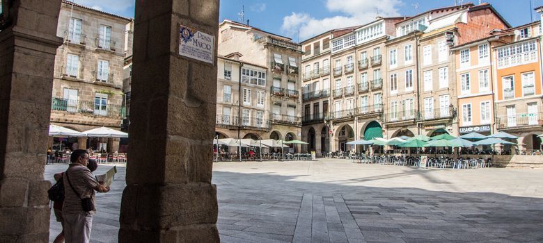 Plaza Mayor, Orense, Galicia