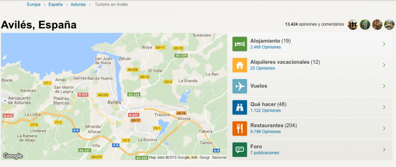 Avilés en Trip Advisor